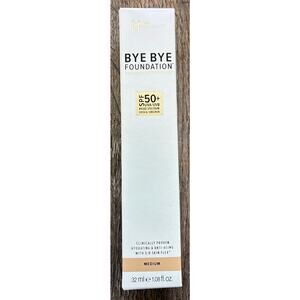 NWT IT cosmetics Bye Bye Foundation Medium SPF 50